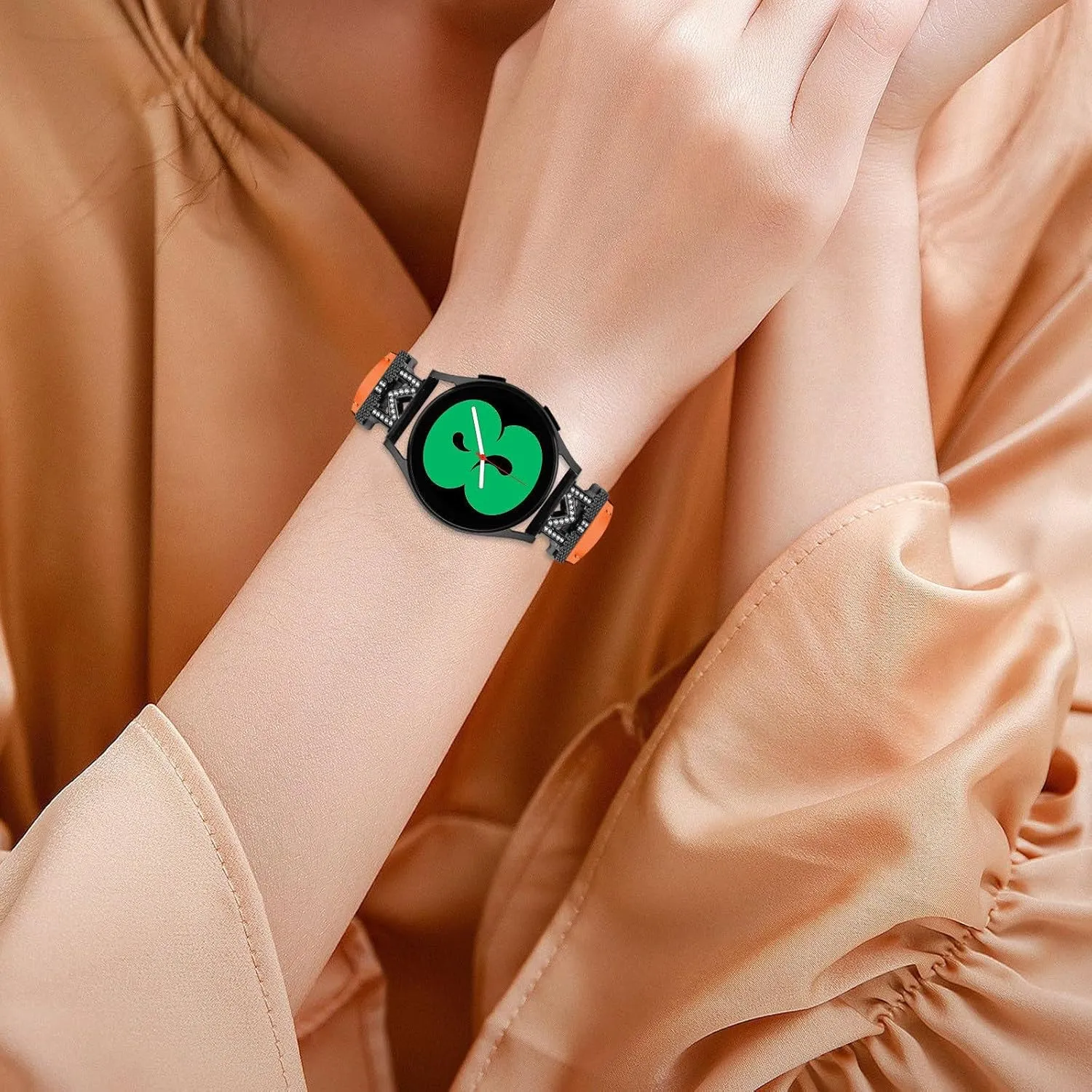 Watchband Compatible With Galaxy Watch 3 41mm Bands,Adjustable Genuine Leather Wrist Strap with Metal Buckle for Galaxy Watch 42mm/Active/Active2/Gear S2