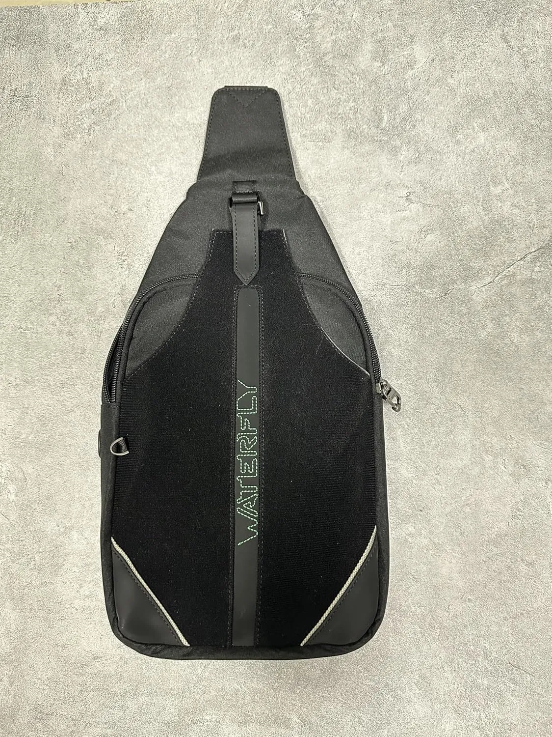 WATERFLY Small Crossbody Sling Backpack Anti Theft Backpack for Traveling Chest Shoulder Bag