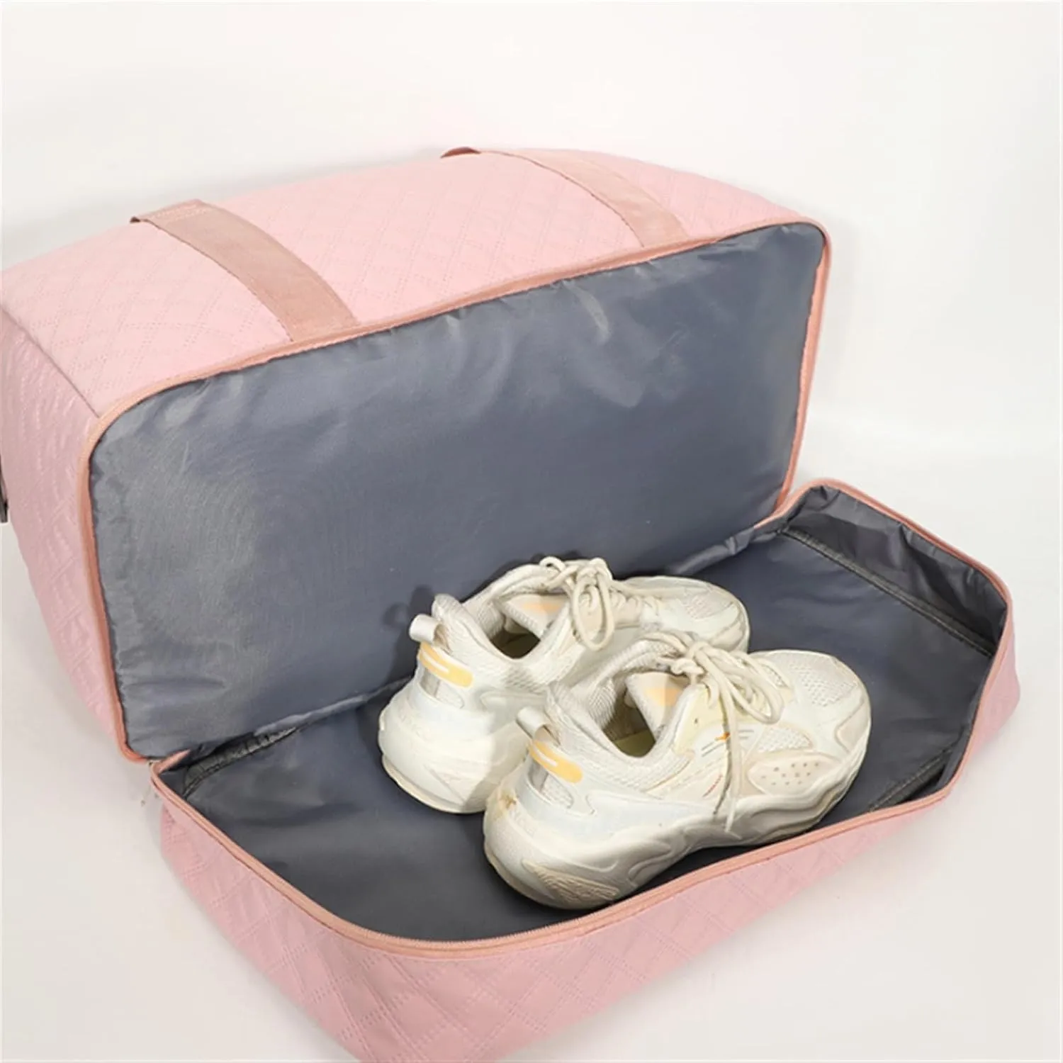 Weekender Travel Bag Weekender Bags for Women Travel Duffle Bag Large Capacity Overnight Bag Shoe Compartment Sport Gym Bag(C)