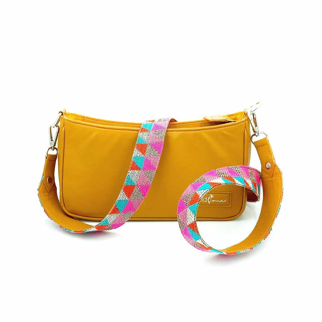 Wildflower Buttercup Baguette Sling Bag for Women
