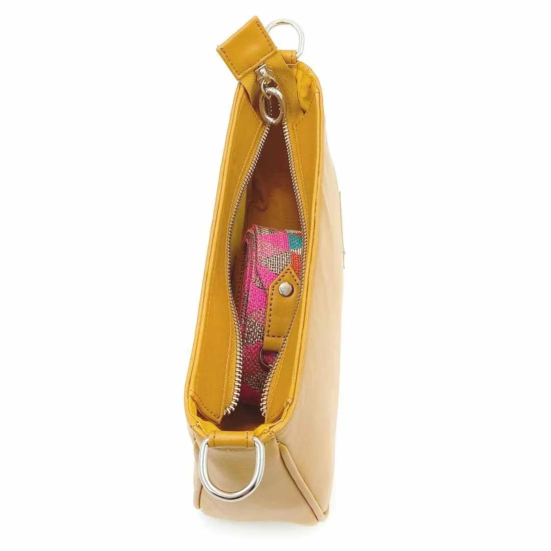 Wildflower Buttercup Baguette Sling Bag for Women