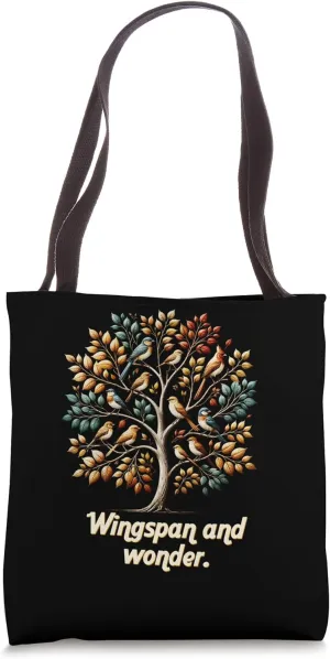 Wingspan And Wonder Funny Humor Tote Bag
