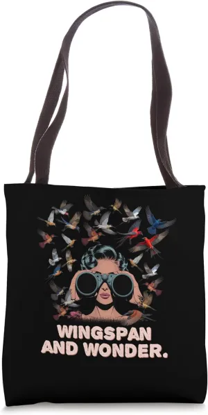 Wingspan And Wonder Funny Humor Tote Bag