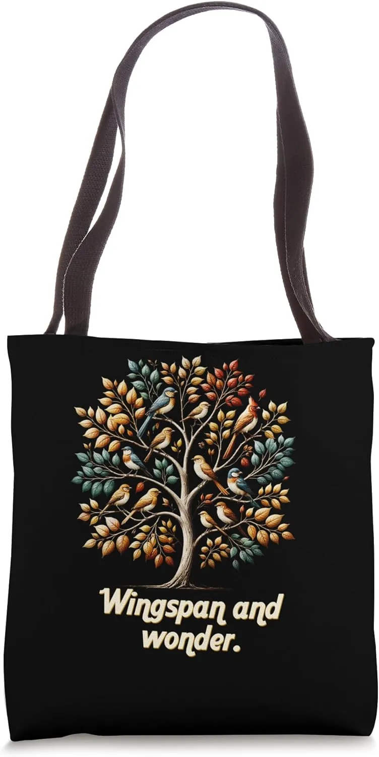 Wingspan And Wonder Funny Humor Tote Bag