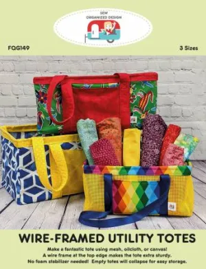 Wire-Framed Utility Totes