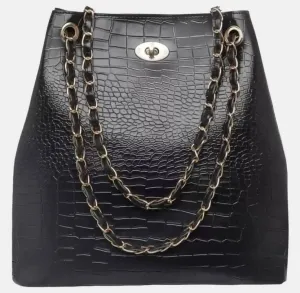 Women Black Messenger Bag