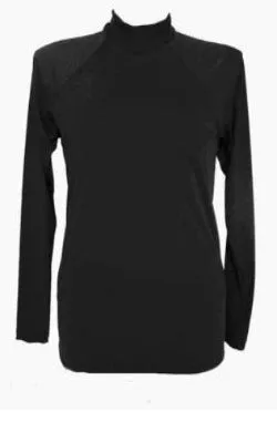 Women Long Sleeve Rash - Chlorine Resistant SPF50  Sizes 2XL - 4XL Cobalt