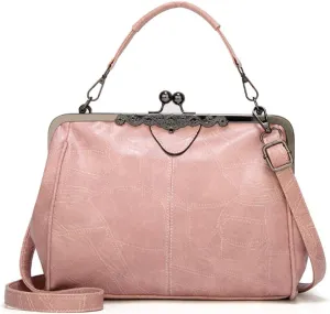 Leather-Embossed Satchels