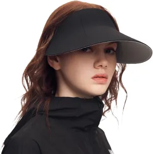 Women Wide Brim Sun Visor Summer UV Protection Foldable Sun Hat UPF50  Beach Cap SNH5M133T