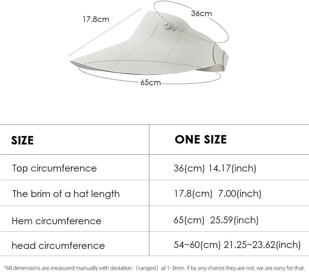Women Wide Brim Sun Visor Summer UV Protection Foldable Sun Hat UPF50  Beach Cap SNH5M133T
