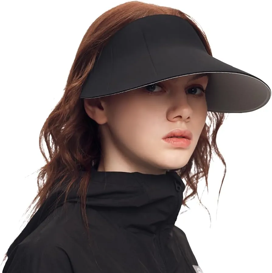 Women Wide Brim Sun Visor Summer UV Protection Foldable Sun Hat UPF50  Beach Cap SNH5M133T