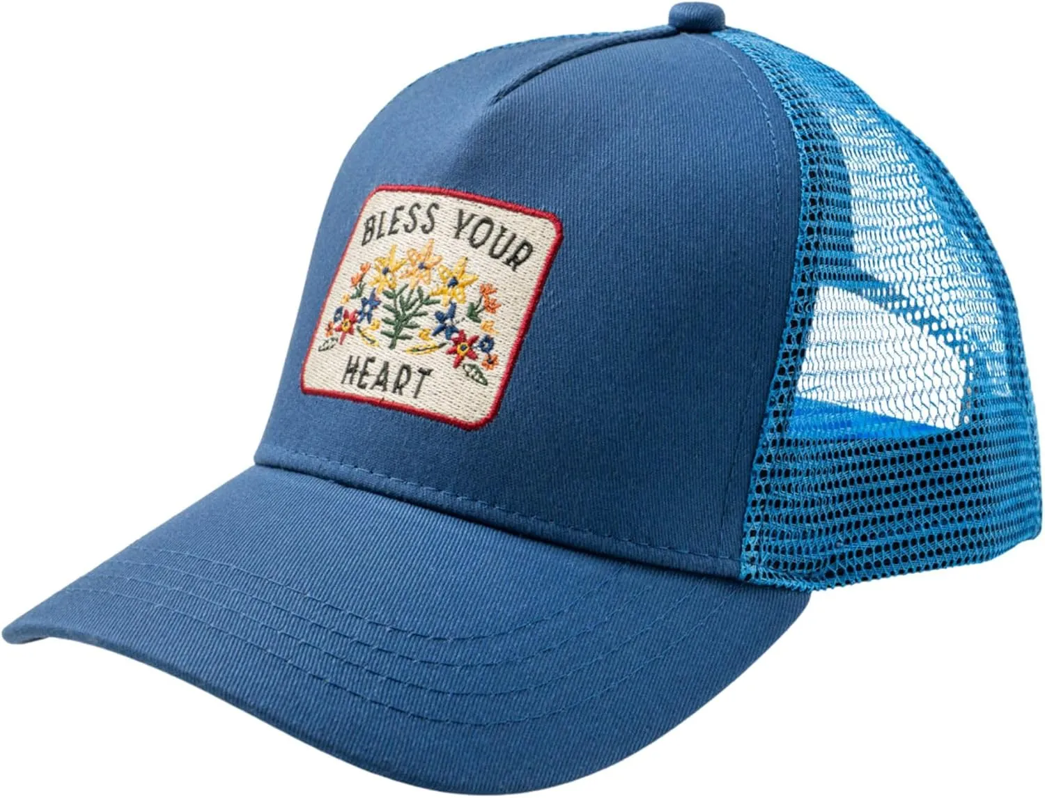 Women's and Men's Adjustable Cap Mesh Side Panels Trucker Hat