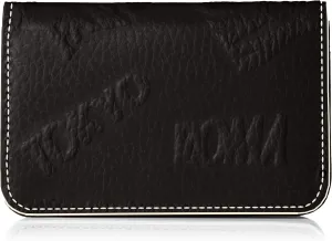 Women's Business Card Holder, Black (Black 19-3911tcx)