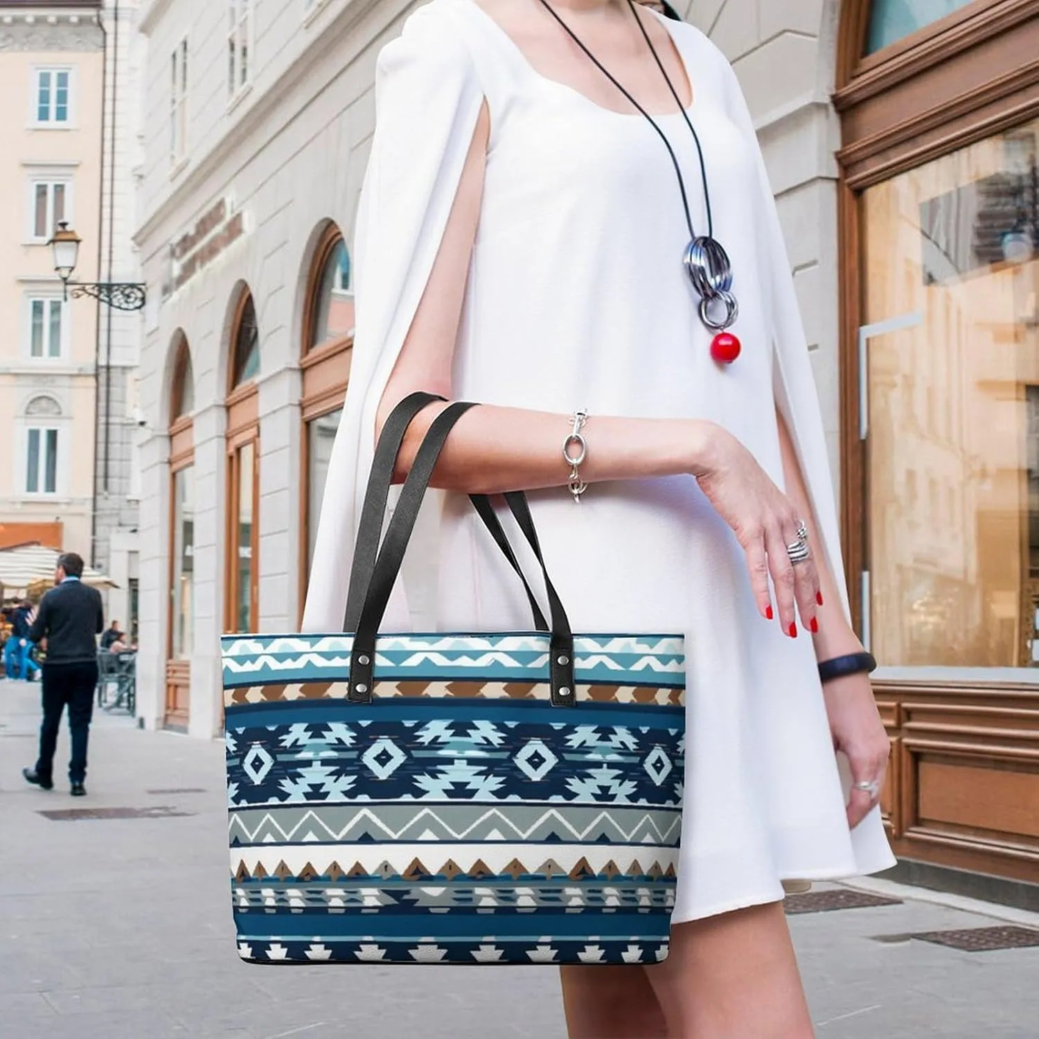 Women's Fashion Tote Bag Shopping Casual Leather Handbag For Daily Use