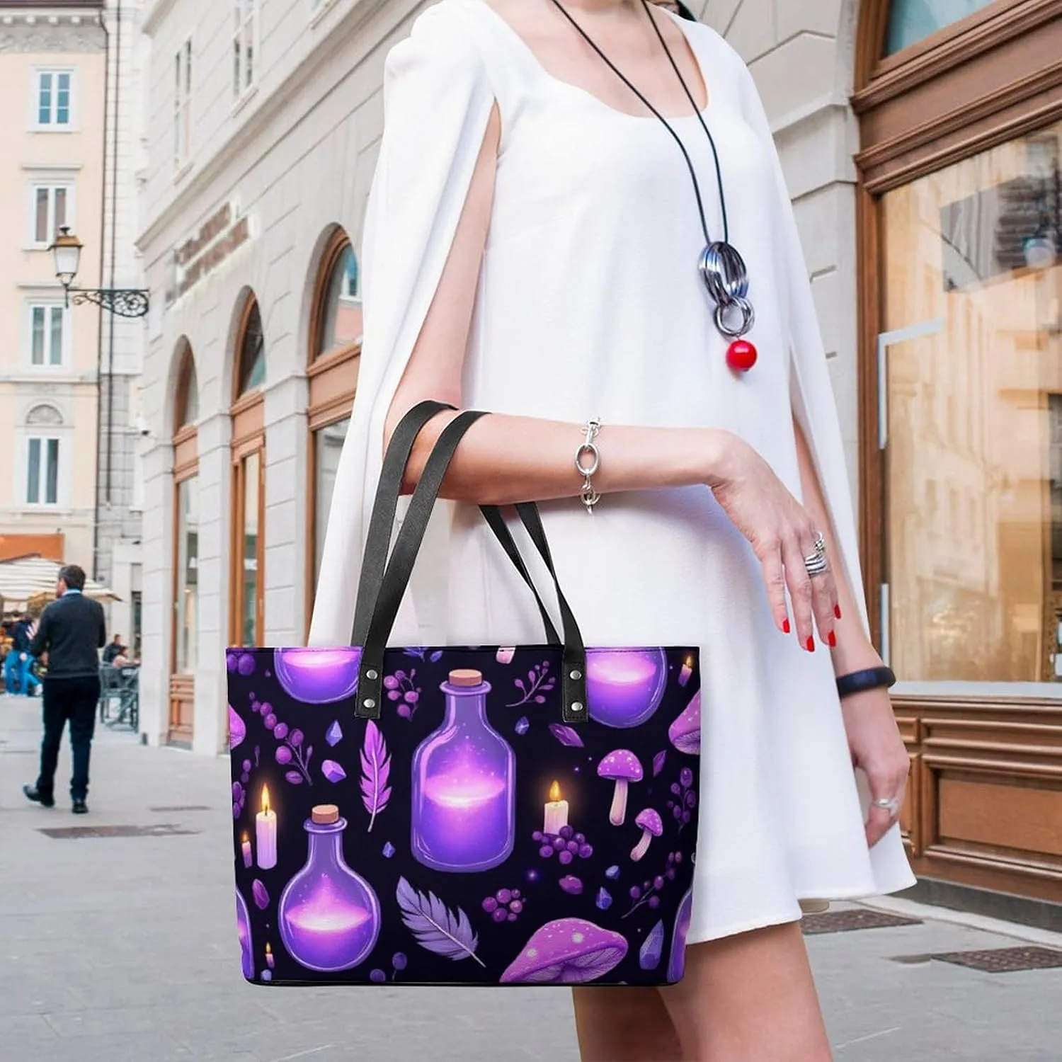 Women's Fashion Tote Bag Shopping Casual Leather Handbag For Daily Use