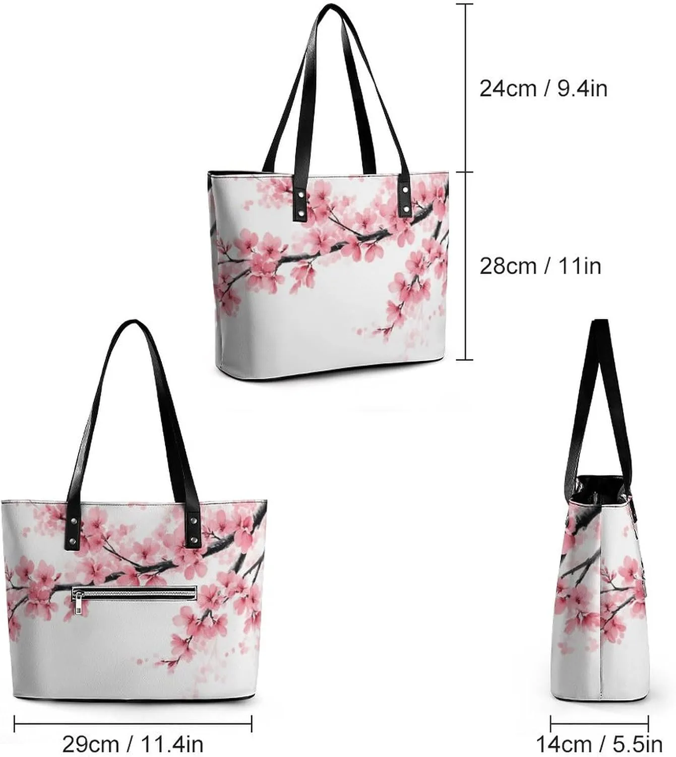 Women's Fashion Tote Bag Shopping Casual Leather Handbag For Daily Use