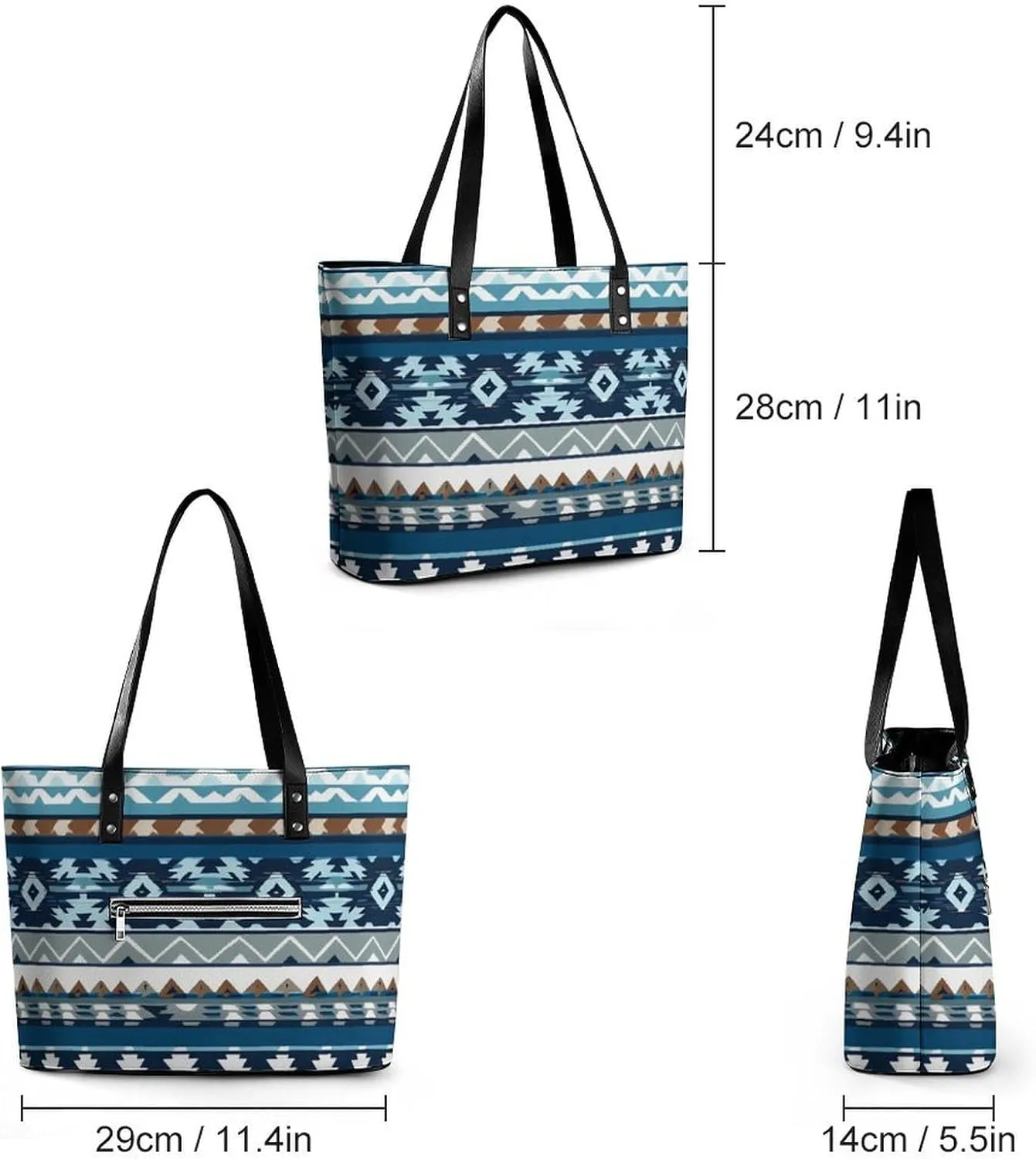 Women's Fashion Tote Bag Shopping Casual Leather Handbag For Daily Use