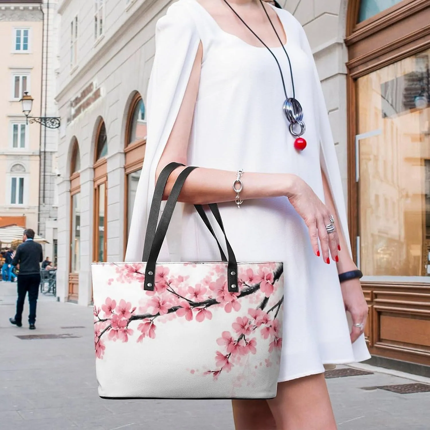 Women's Fashion Tote Bag Shopping Casual Leather Handbag For Daily Use