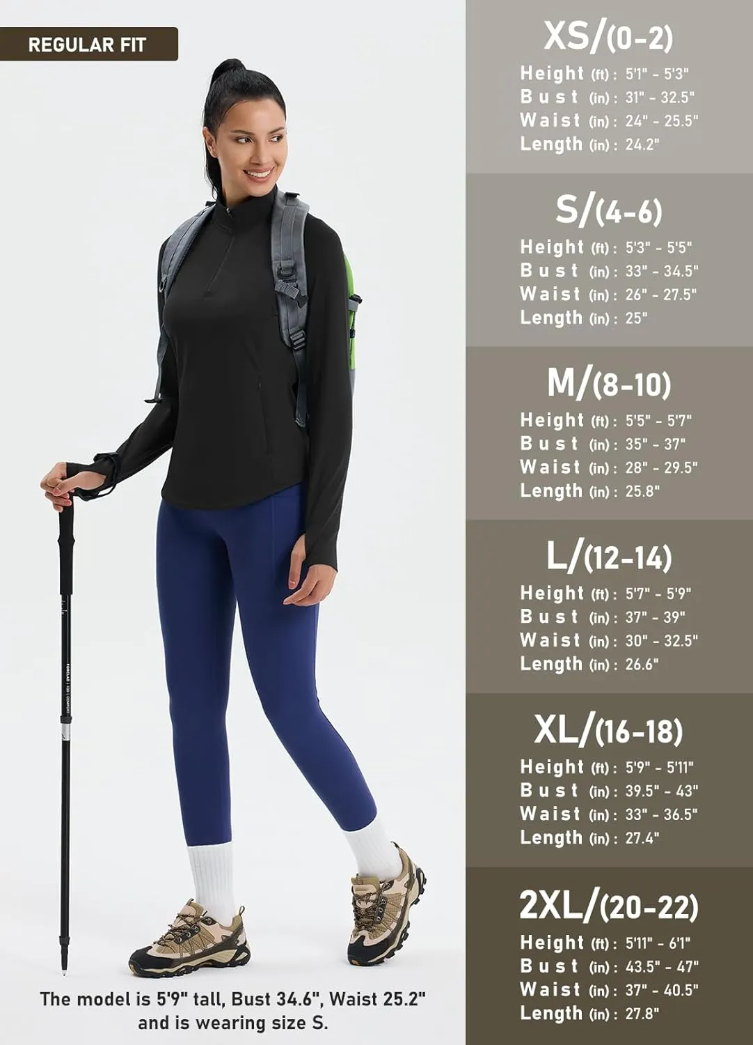 Women's Fleece Running Jacket Quarter Zip Pullover Water Resistant Thermal Equestrian Shirt Warm Winter Golf Gear