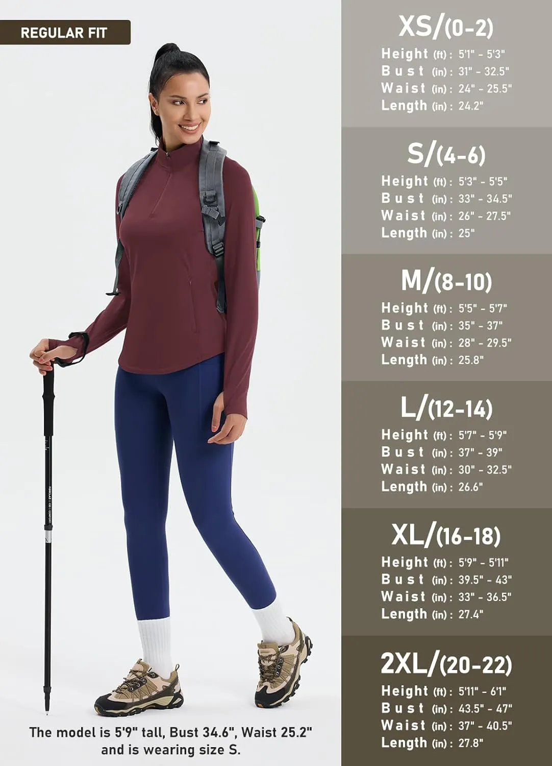 Women's Fleece Running Jacket Quarter Zip Pullover Water Resistant Thermal Equestrian Shirt Warm Winter Golf Gear