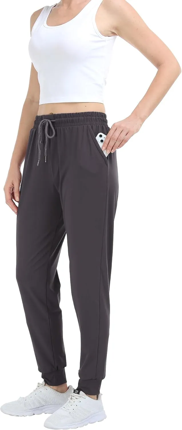 Women's Joggers with Pockets,Women Sweatpants for Loung Yoga Workout Running Casual Pants 3PACK
