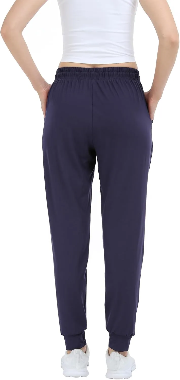 Women's Joggers with Pockets,Women Sweatpants for Loung Yoga Workout Running Casual Pants 3PACK