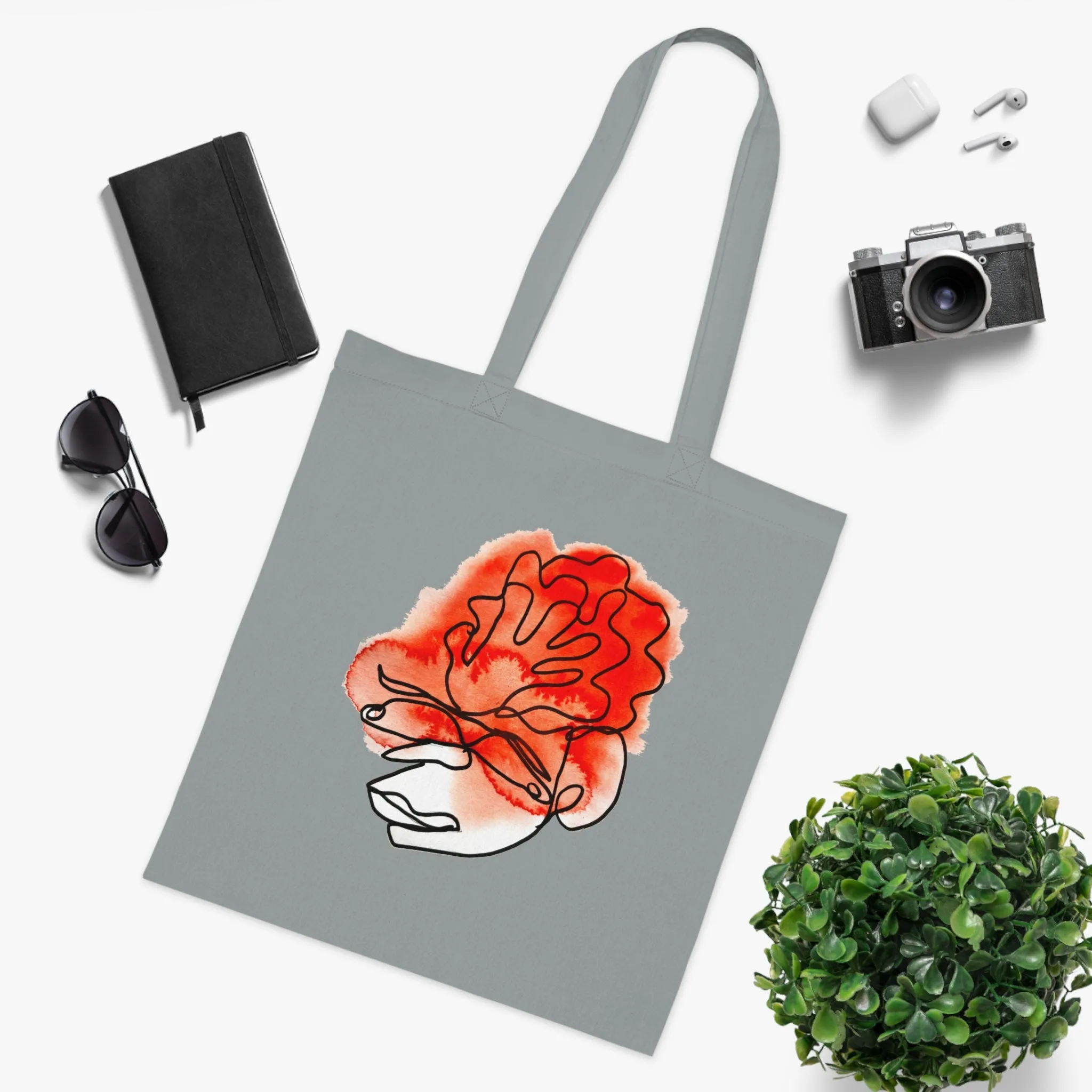 Wrapped - Versatile 100% Cotton Tote: Vibrant Colors, Light & Practical