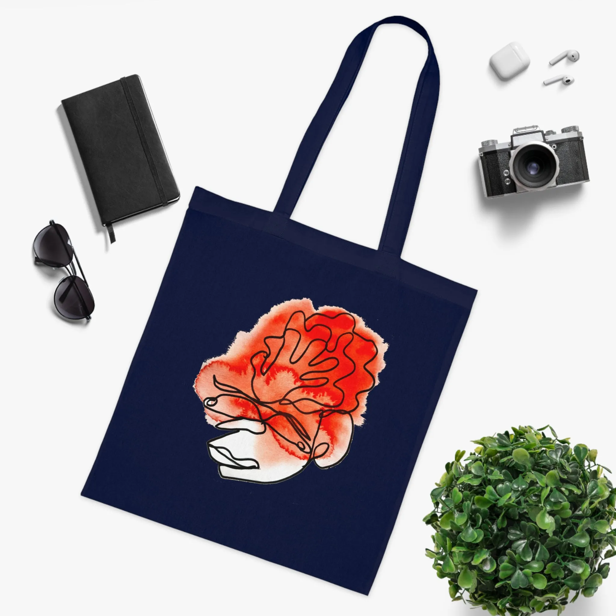 Wrapped - Versatile 100% Cotton Tote: Vibrant Colors, Light & Practical