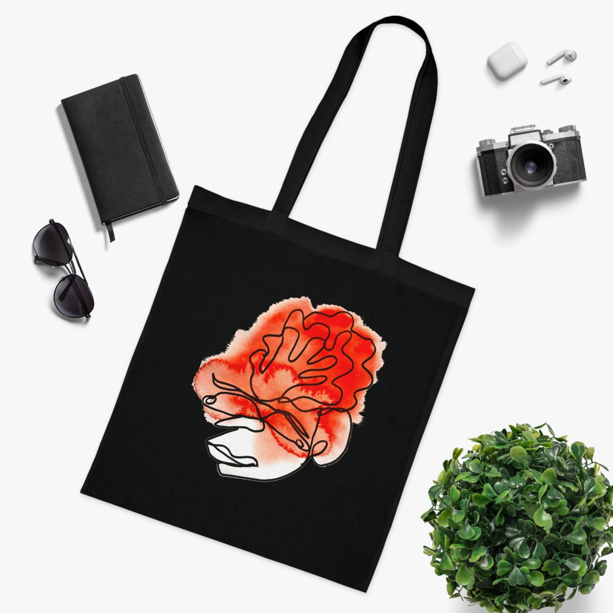 Wrapped - Versatile 100% Cotton Tote: Vibrant Colors, Light & Practical