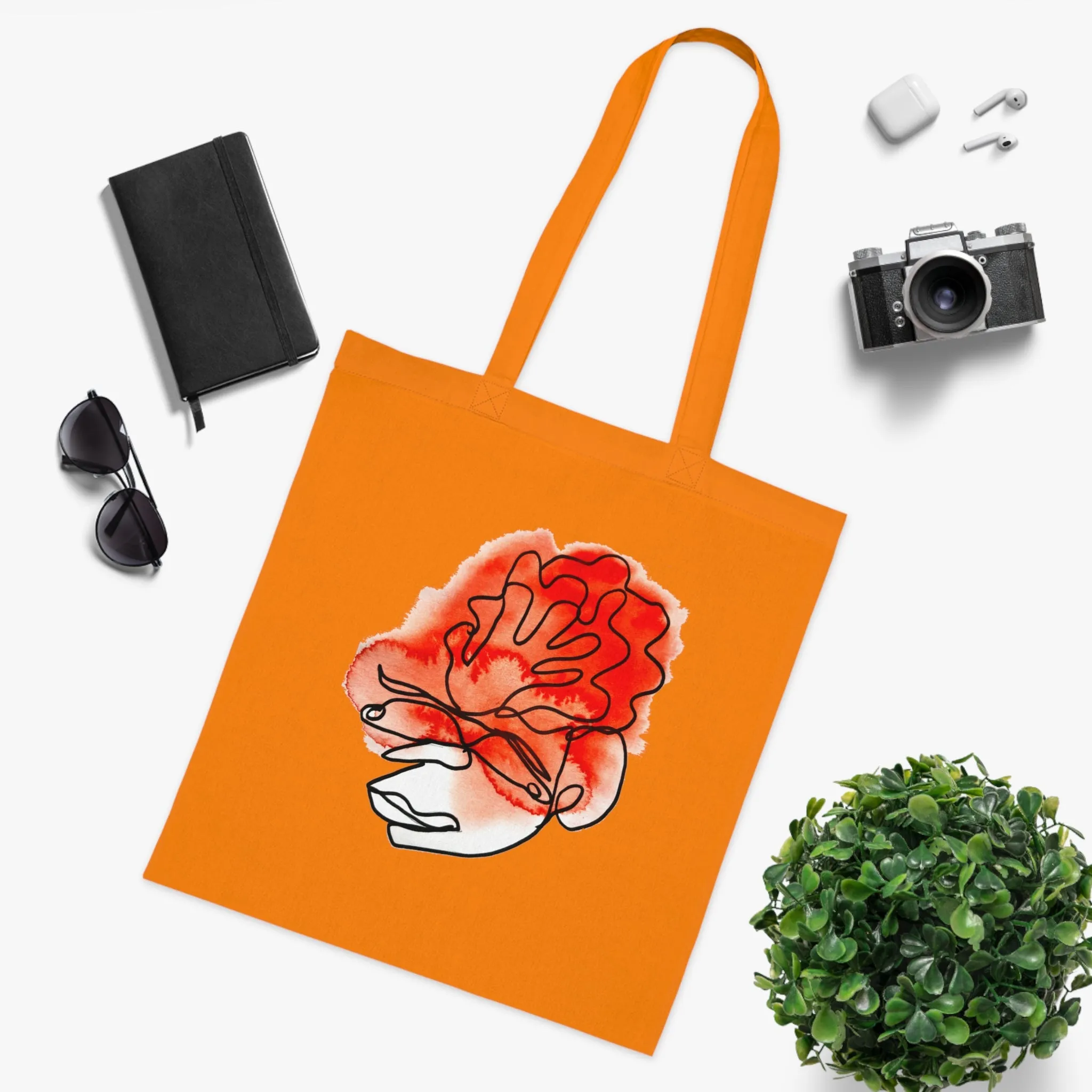 Wrapped - Versatile 100% Cotton Tote: Vibrant Colors, Light & Practical