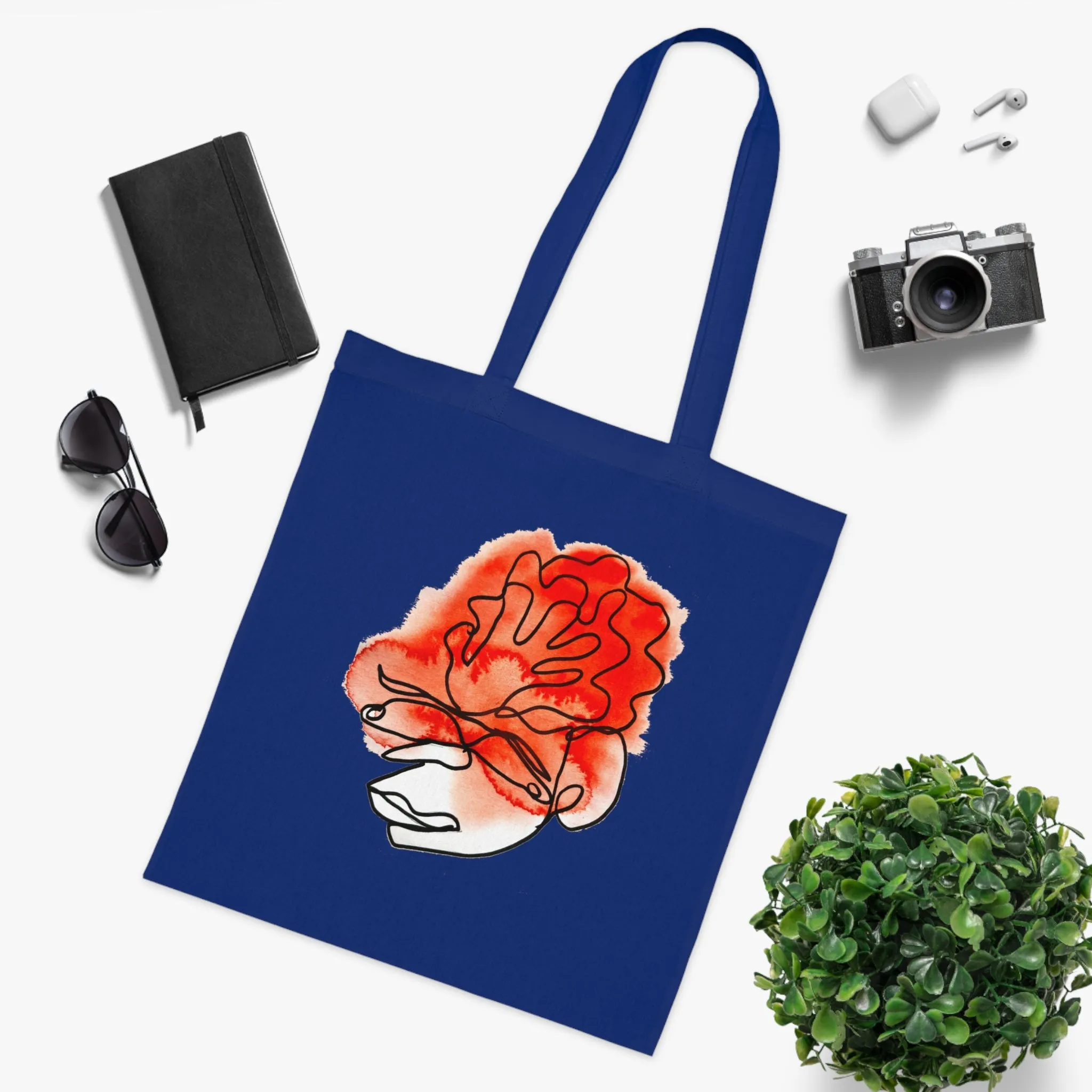 Wrapped - Versatile 100% Cotton Tote: Vibrant Colors, Light & Practical