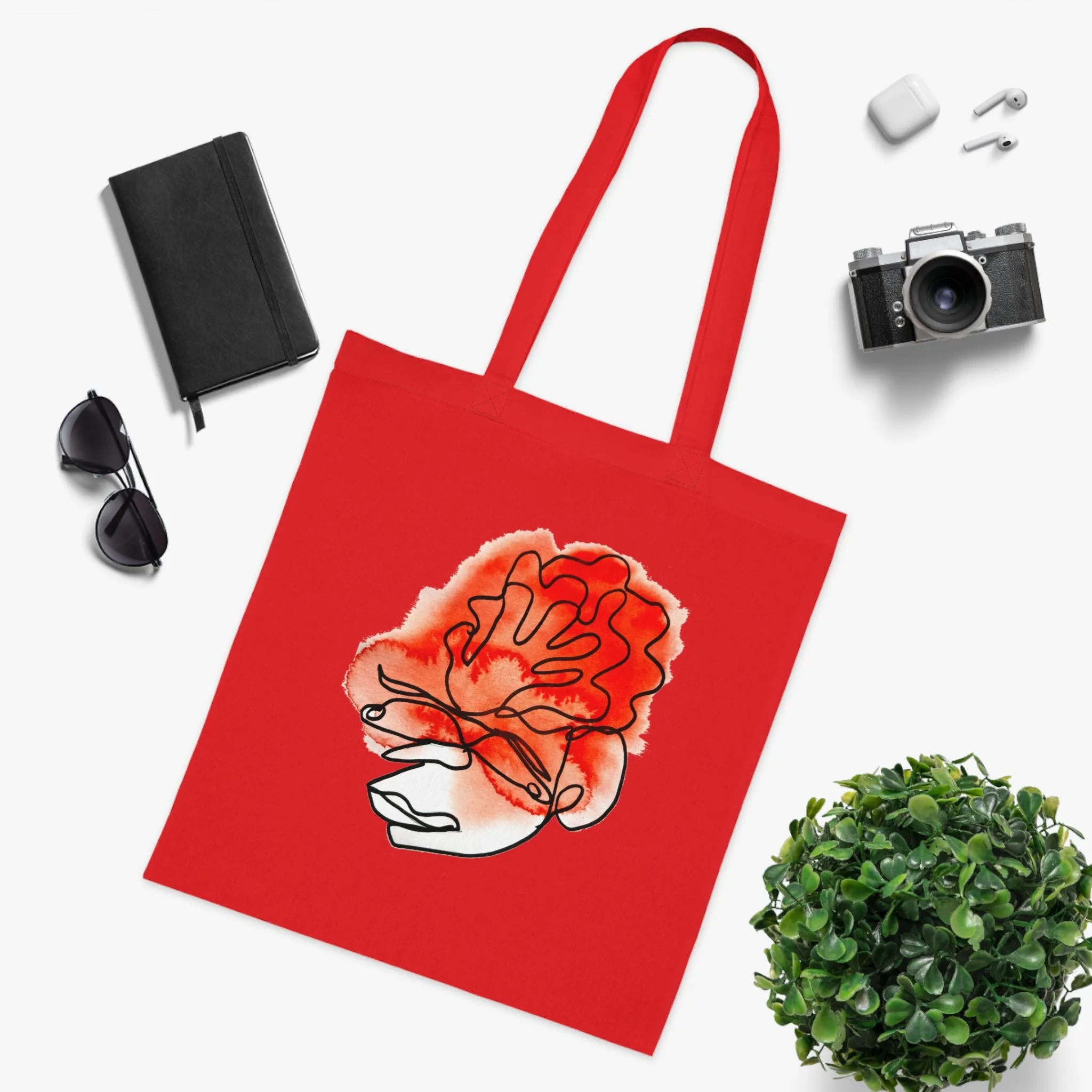 Wrapped - Versatile 100% Cotton Tote: Vibrant Colors, Light & Practical