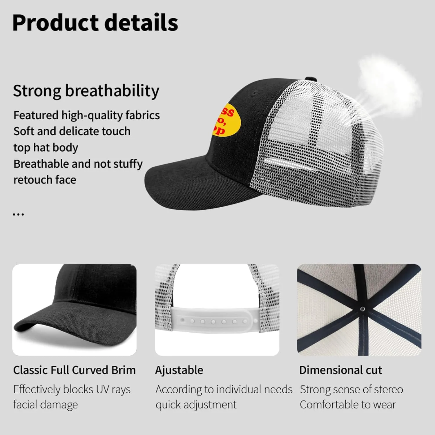 WTF Where's The Fish Hat for Women Dad Hats with Design Caps