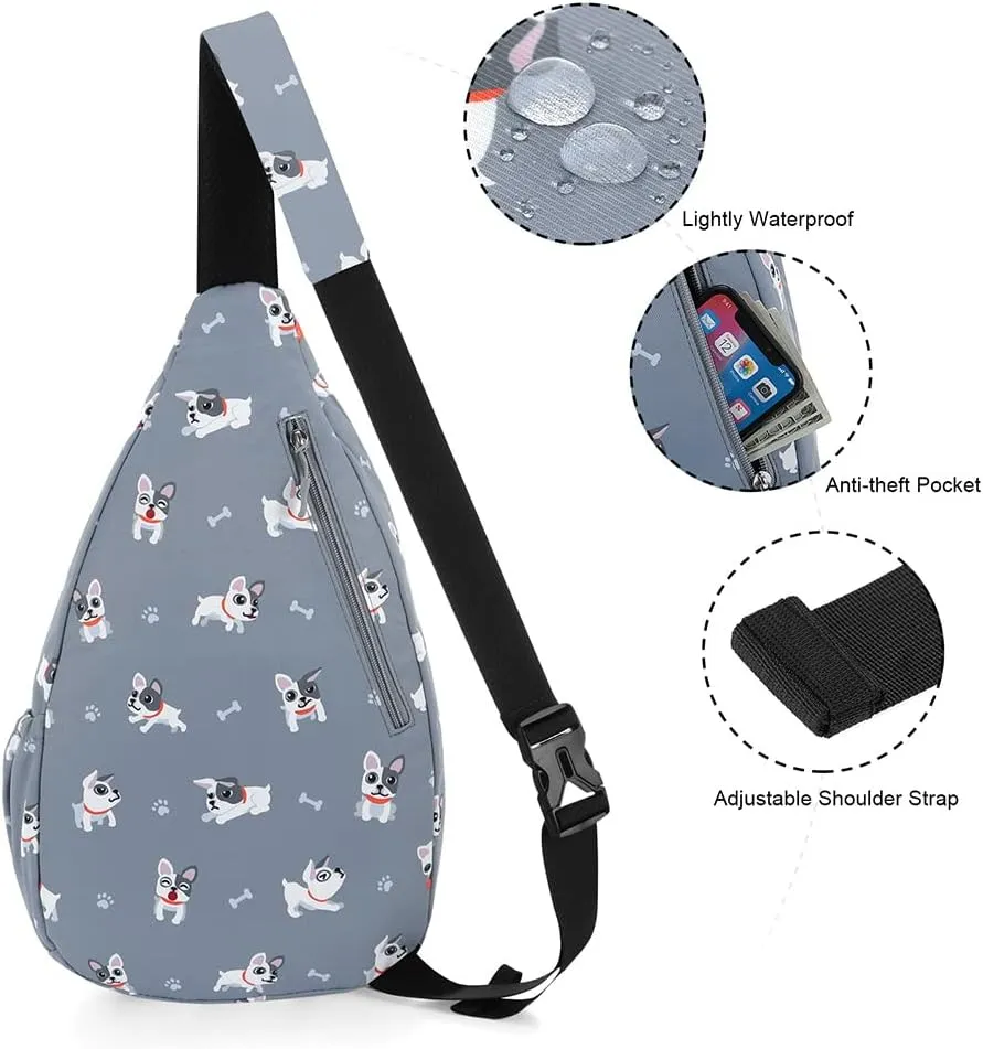 XEYOU Women's Sling Crossbody bag Casual Daypack Outdoor Travel Hiking Backpack for Cycling Walking Dog Hiking