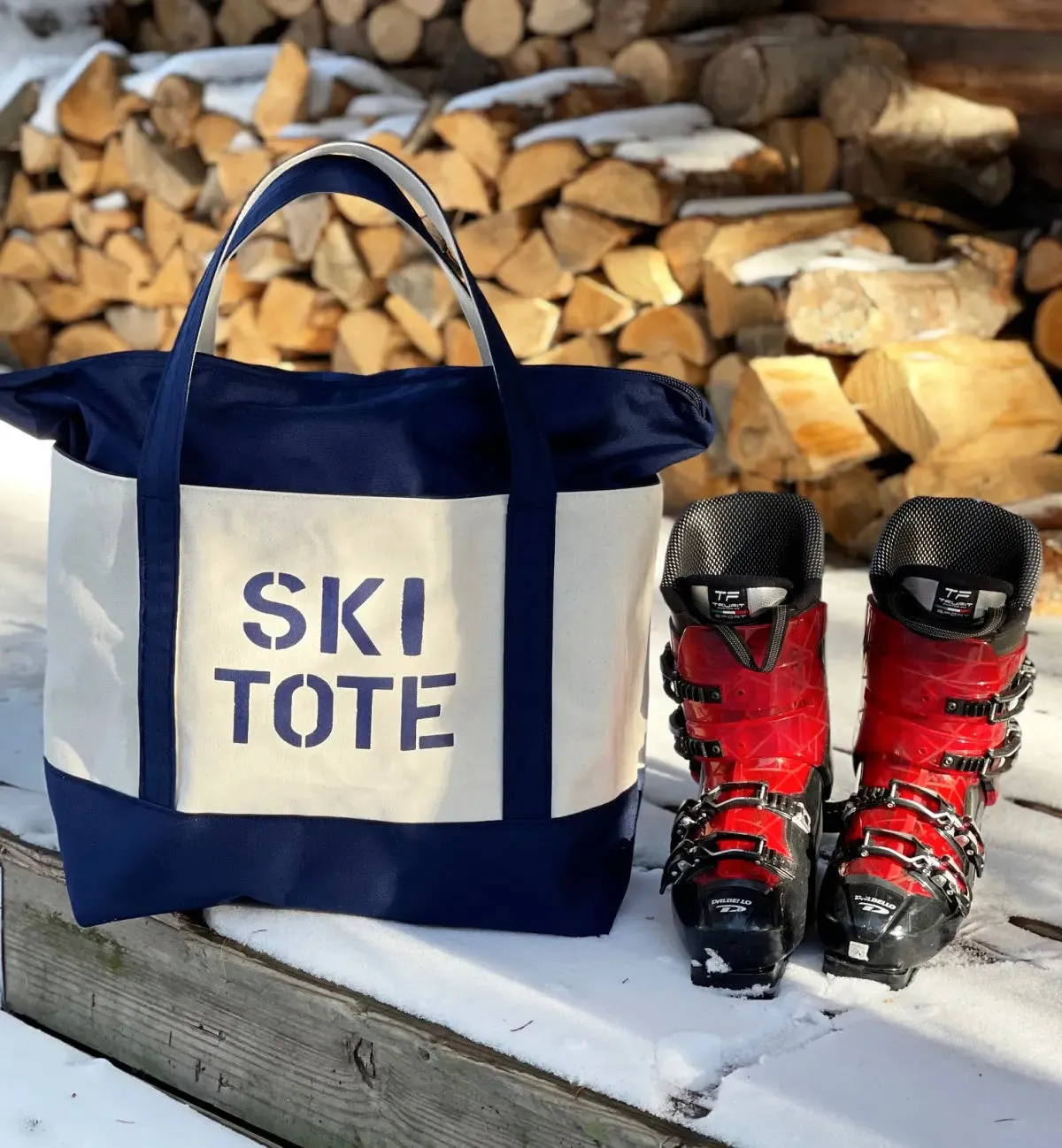 XL Ski Tote Bag
