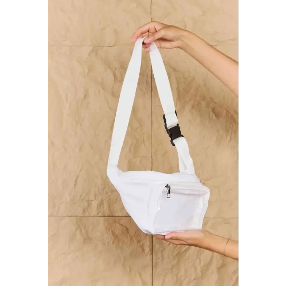 Y2K Clear Front Fanny Pack for Style and Security
