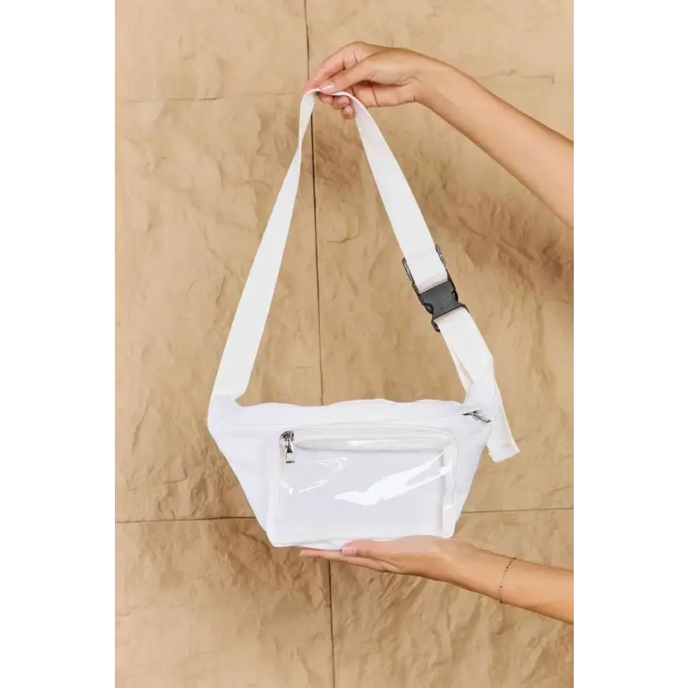 Y2K Clear Front Fanny Pack for Style and Security
