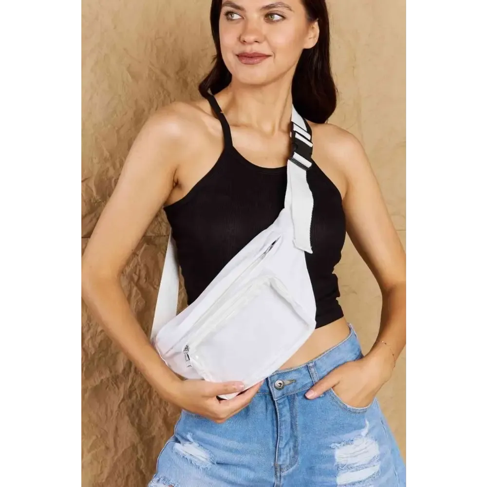 Y2K Clear Front Fanny Pack for Style and Security