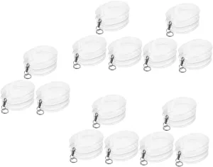 Yardwe 1set Portable Doll Storage Bag Display Case Hanging Holder for Figures and Collectibles Compact Design for Outdoor Use and Protection 3pcs