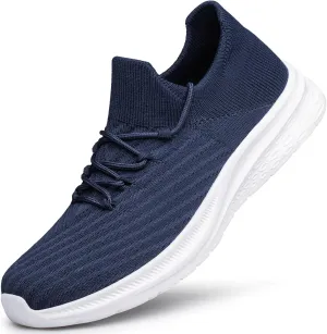 YHOON Mens Walking Shoes Slip on Casual Shoes Lightweight Workout Gym Tennis Shoes