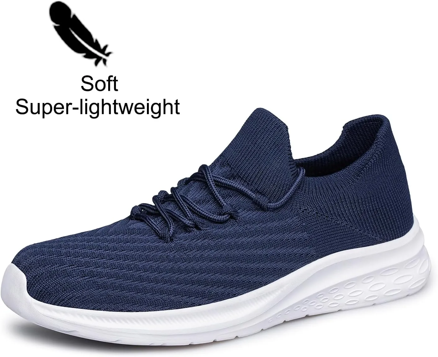 YHOON Mens Walking Shoes Slip on Casual Shoes Lightweight Workout Gym Tennis Shoes