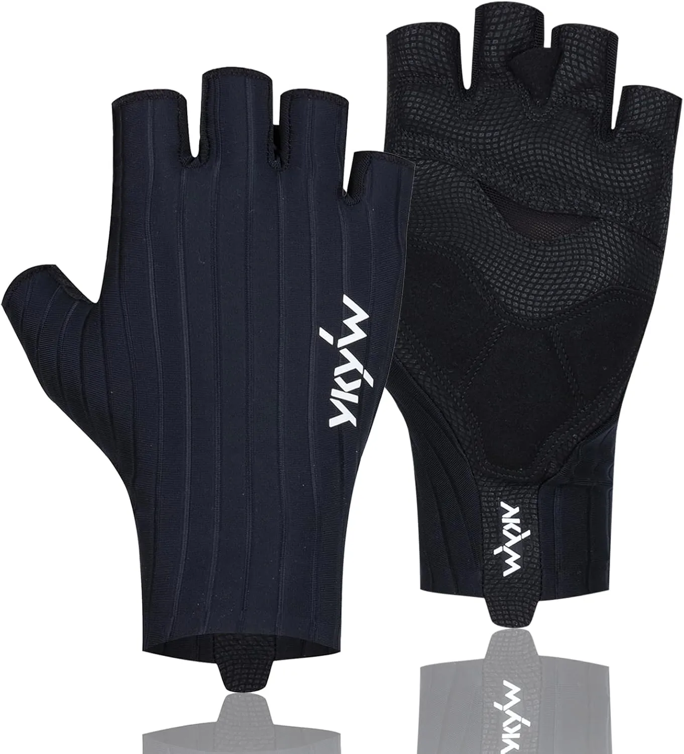 YKYWBIKE Cycling Gloves-Breathable Bike Gloves,Half Finger Padded Sport Gloves,Anti-Slip Biking Gloves,Shock-Absorbing MTB Bicycle Gloves for Men Women
