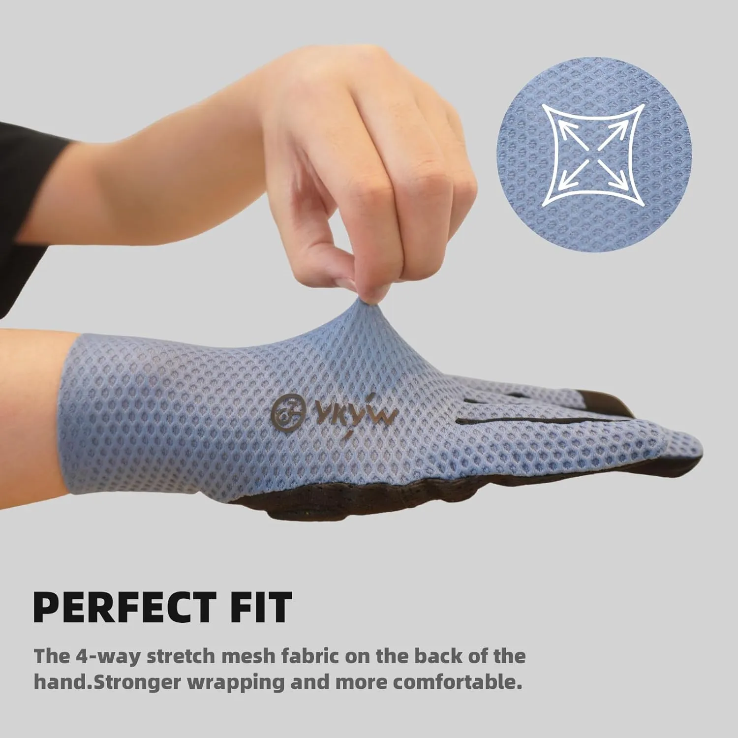 YKYWBIKE Cycling Gloves-Touch Screen Biker Gloves,Full Finger Mountain Bike Gloves,Shock-Absorbing MTB Bicycle Gloves for Men Women