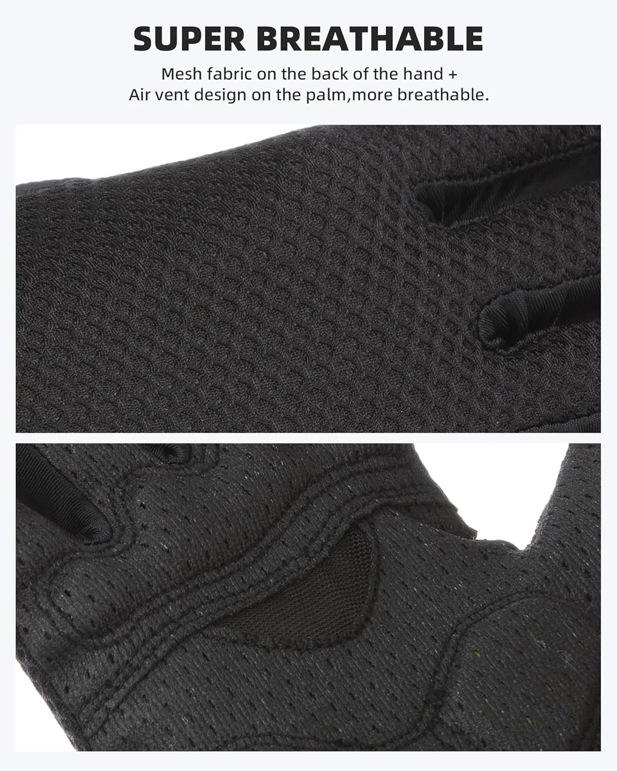YKYWBIKE Cycling Gloves-Touch Screen Biker Gloves,Full Finger Mountain Bike Gloves,Shock-Absorbing MTB Bicycle Gloves for Men Women