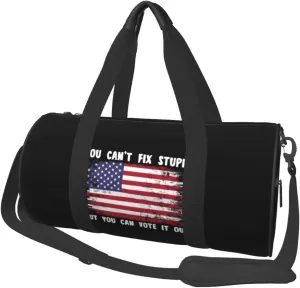 You Can'T Fix Stupid But You Can Vote It Out Duffel Bag Gym Bag Travel Sports Tote Large Foldable Beach Swim Yoga3