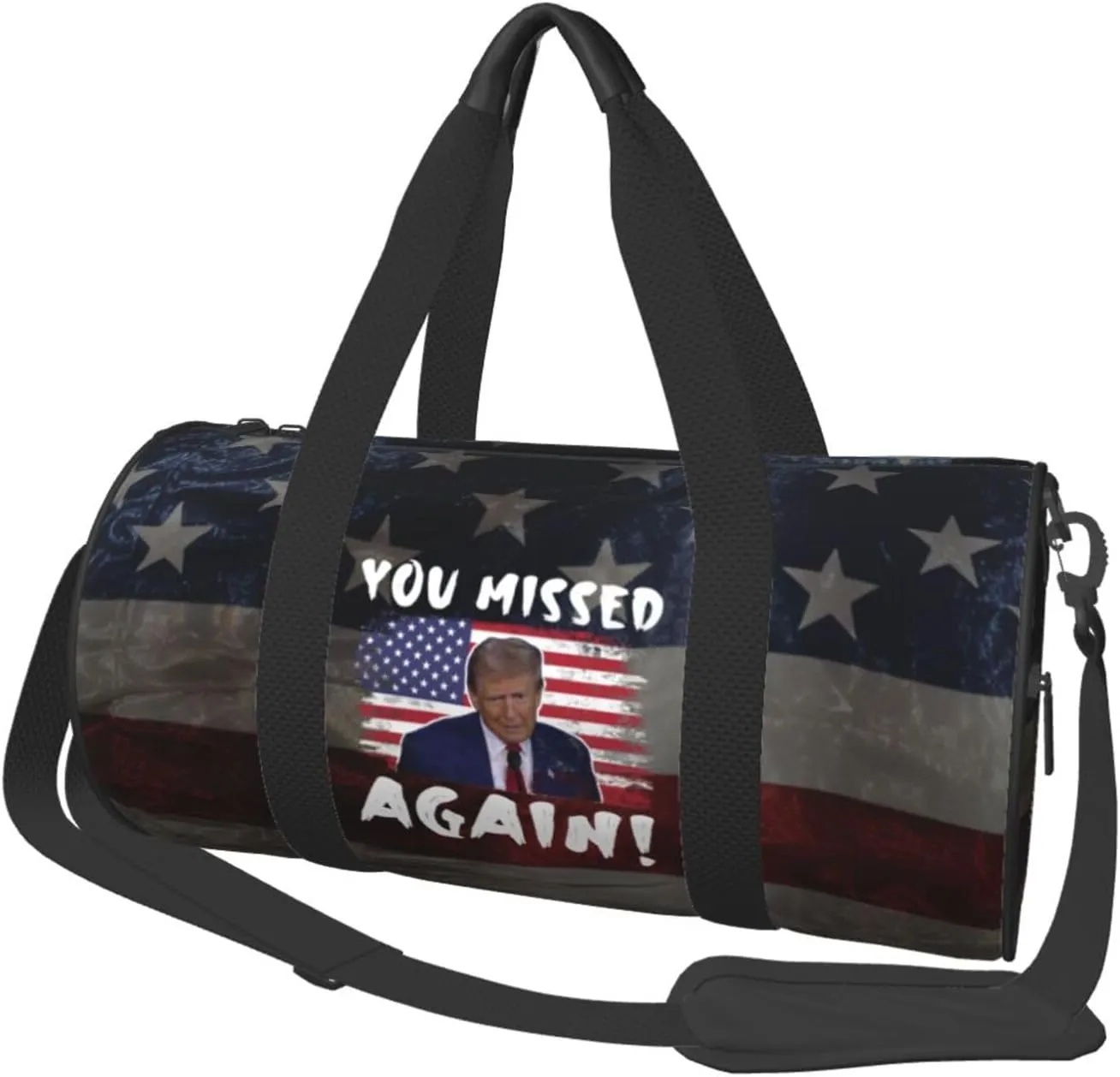 You Missed Again Duffel Bag Gym Bag Travel Sports Tote Large Foldable Beach Swim Yoga6