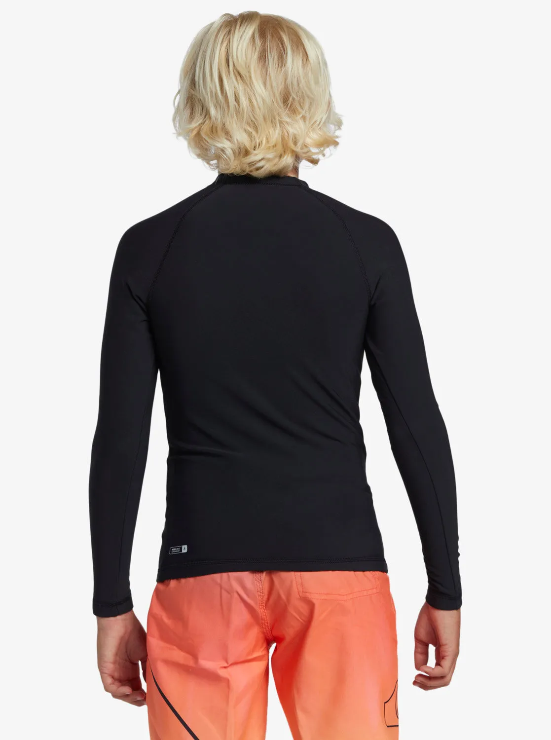 Youth Heater Long Sleeve Thermal Kids Rashie - Black