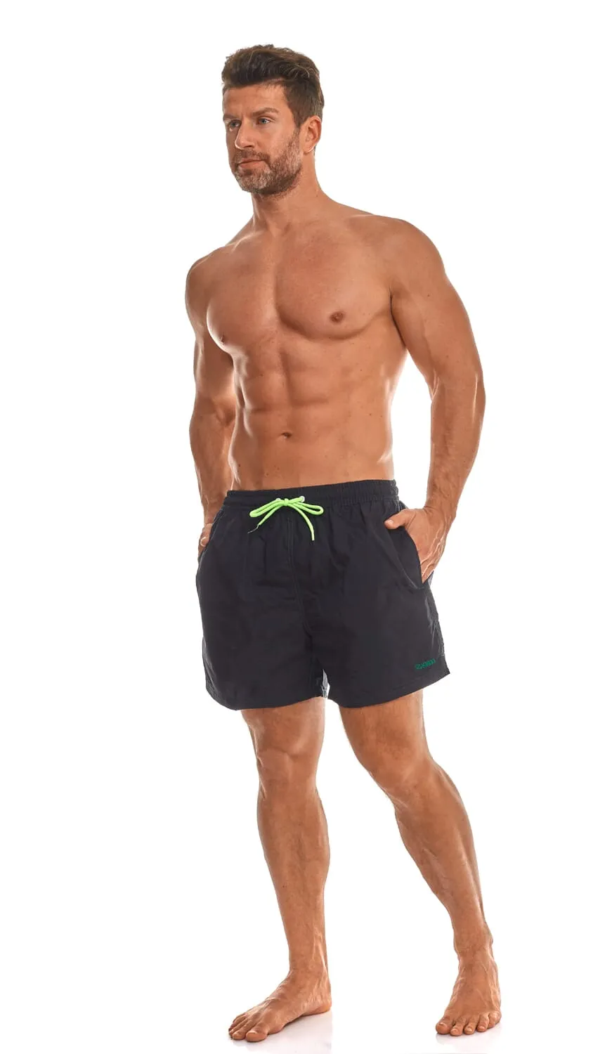 ZAGANO MEN SHORTS 5668-black