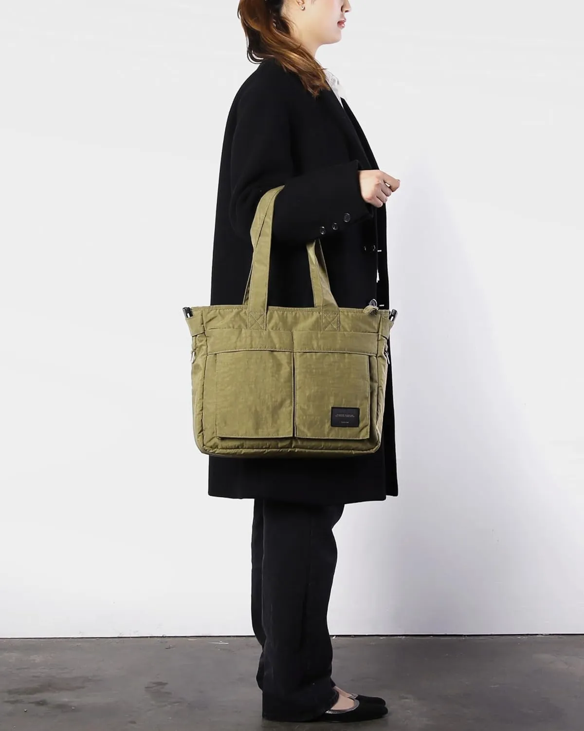 ZIMEGO Stylish Casual Business Laptop Tote Bag – Durable Travel Crossbody Shoulder Bag